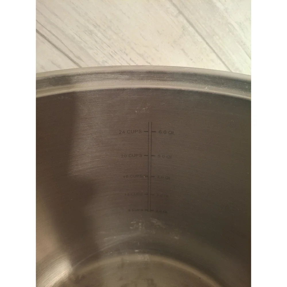 Goodful 8 Quart Big Stockpot 3 Piece Steamer Strainer Colander Steel W Glass Lid